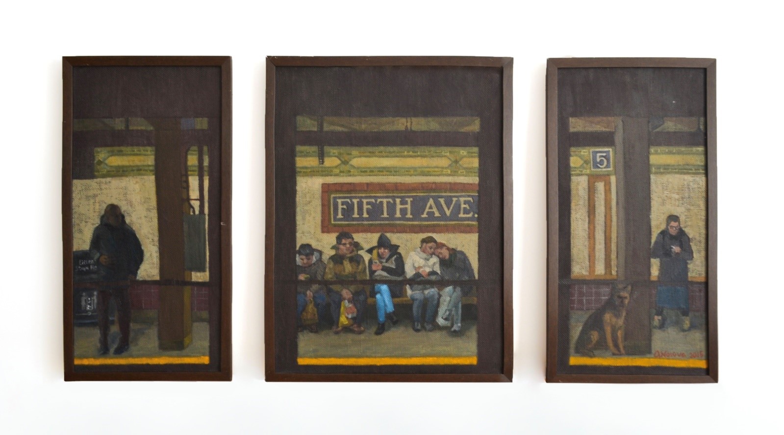 Fifth Avenue, triptych