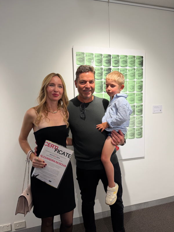 Sasha and Darron Smith and little Max. Photo by Mike Grishanov 26 April 2026